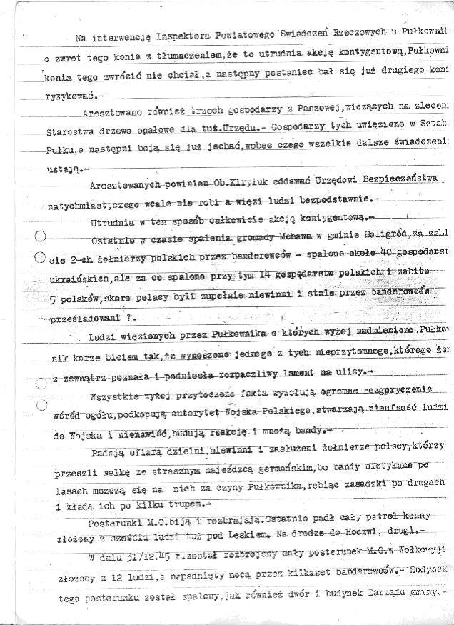 Photograph from Kyczera archive